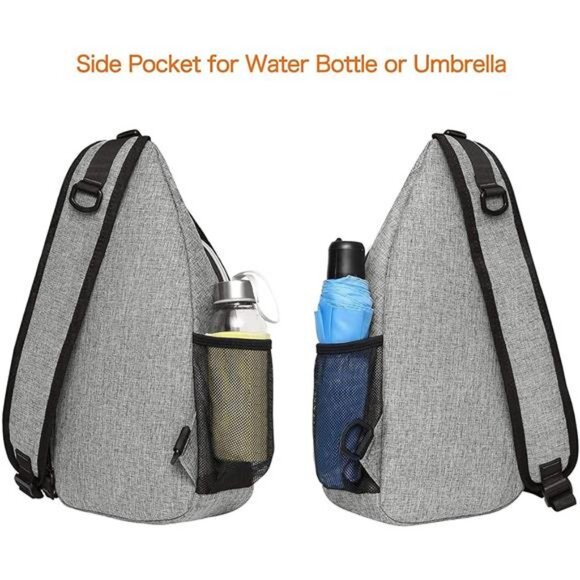 Sling Backpack, Multipurpose Crossbody Shoulder Bag Travel Hiking Daypack - Picture 6 of 7